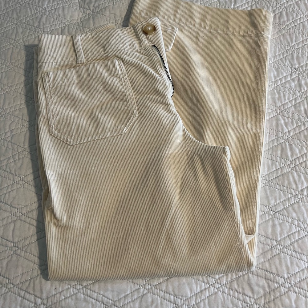 Maeve Courderoy capri pants